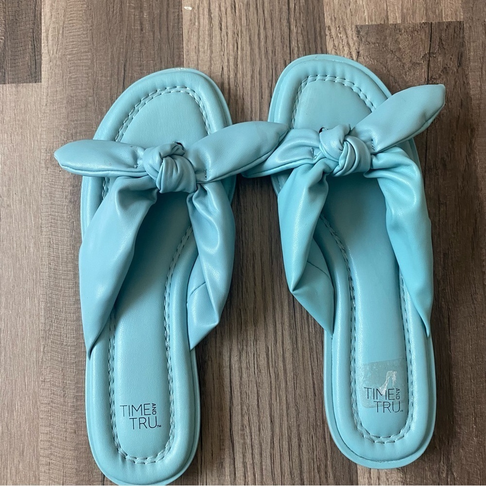 Time tru blue sandals size 7 - Picture 4 of 4